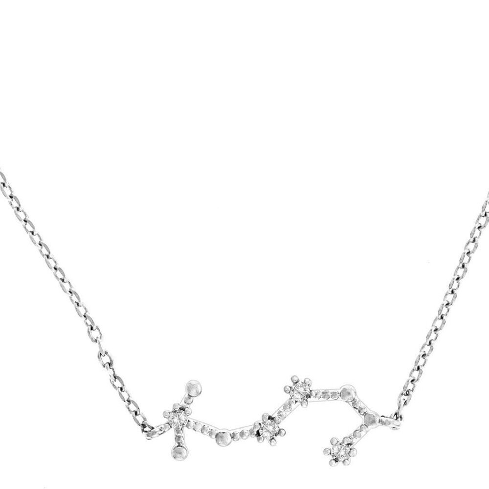 14K Gold Plated Astrology Constellation Horoscope Zodiac Necklace 16-18"